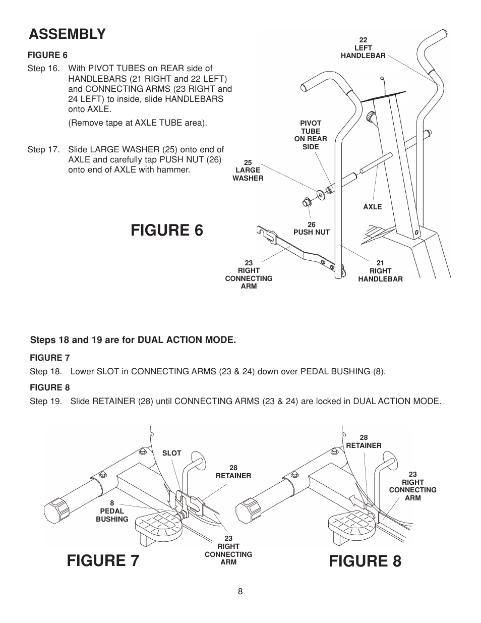 Figure 6, Figure 8 figure 7, Assembly | Fitness Quest 386da User Manual | Page 8 / 18