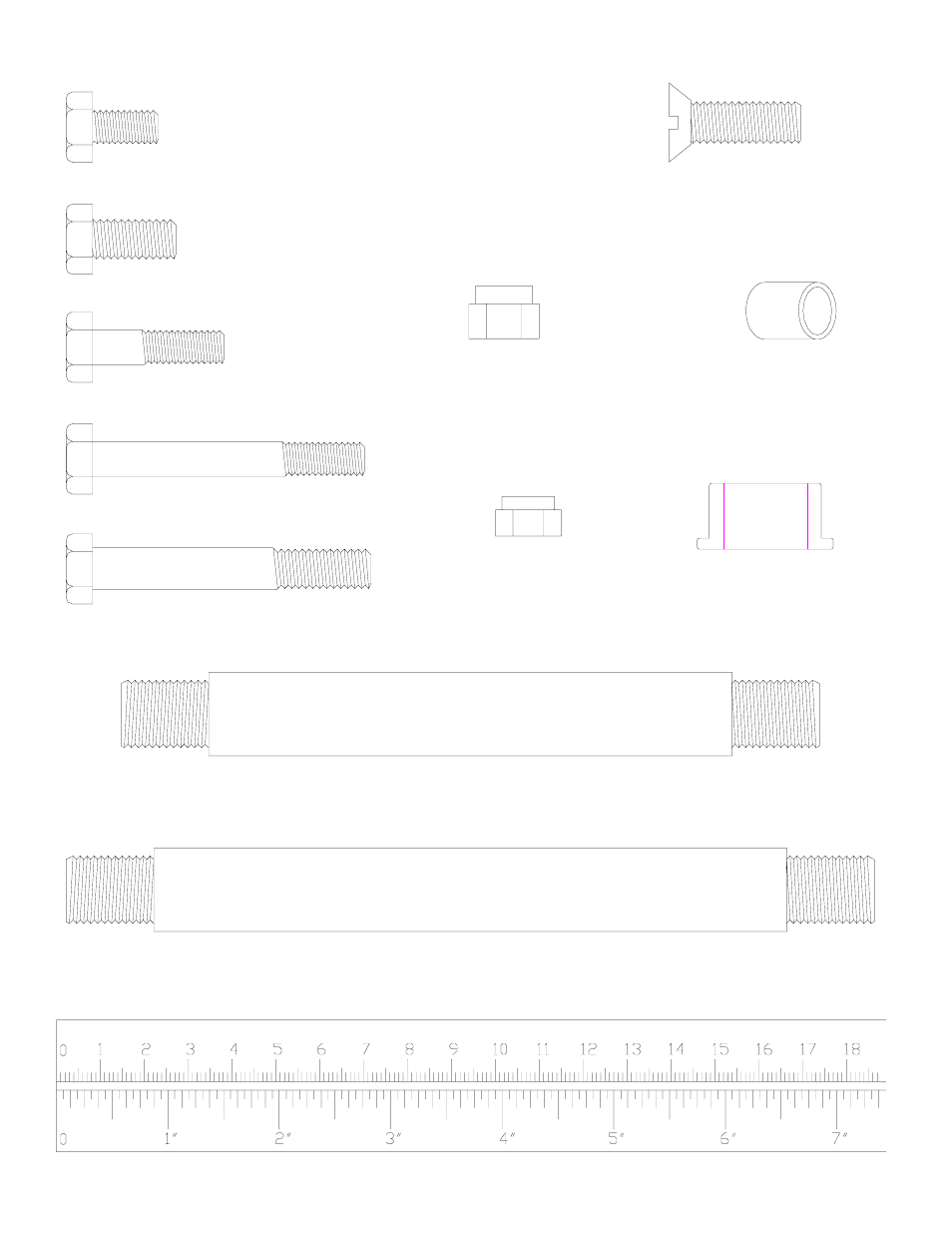 Hardware illustrations page 1 | Fitness Quest Brutus 655 User Manual | Page 5 / 36