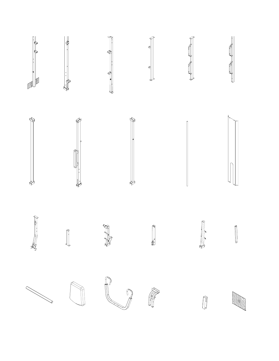 Parts identification page 1 | Fitness Quest Brutus 655 User Manual | Page 7 / 36