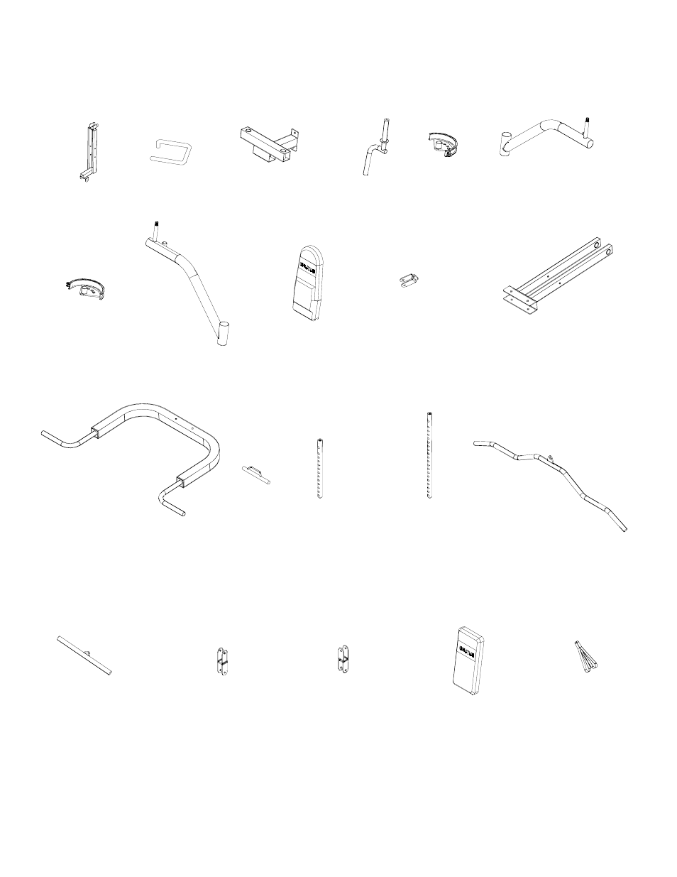 Parts identification page 2 | Fitness Quest Brutus 655 User Manual | Page 8 / 36