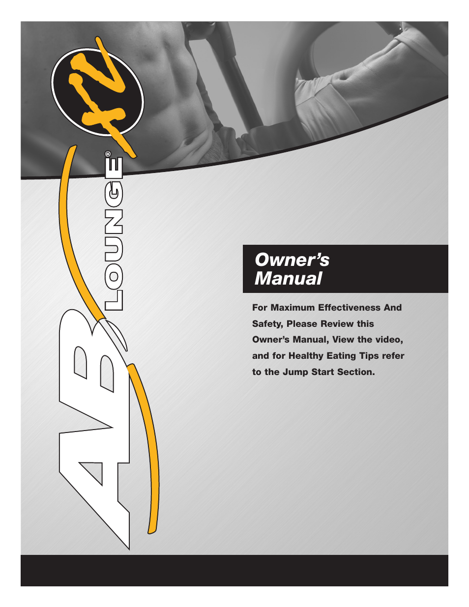 Fitness Quest Quest Ab Lounge XL System User Manual | 31 pages