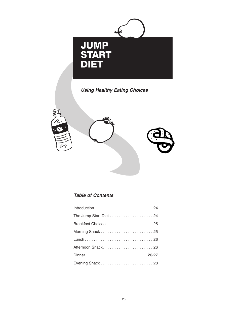 Jump start diet | Fitness Quest Quest Ab Lounge XL System User Manual | Page 25 / 31