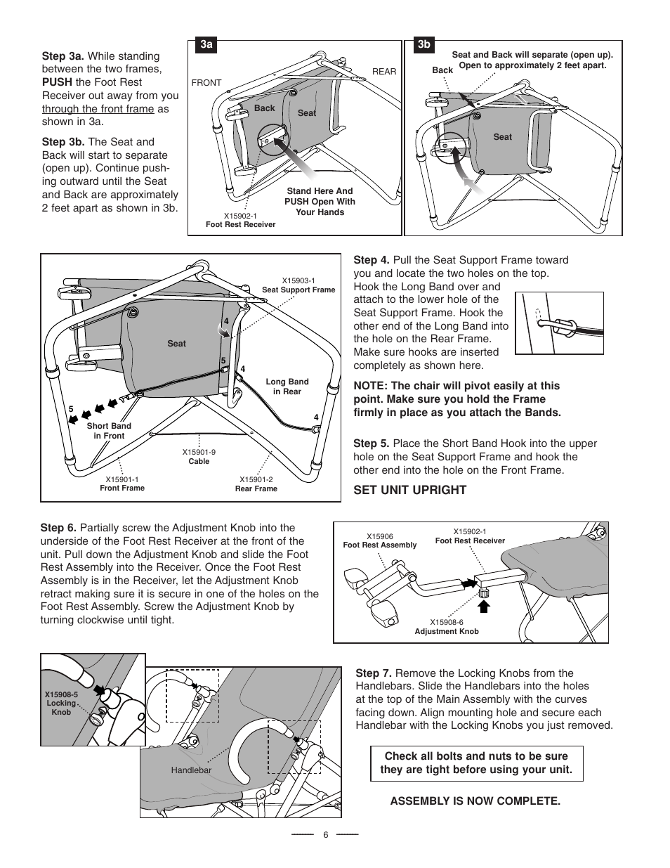 Set unit upright | Fitness Quest Quest Ab Lounge XL System User Manual | Page 8 / 31