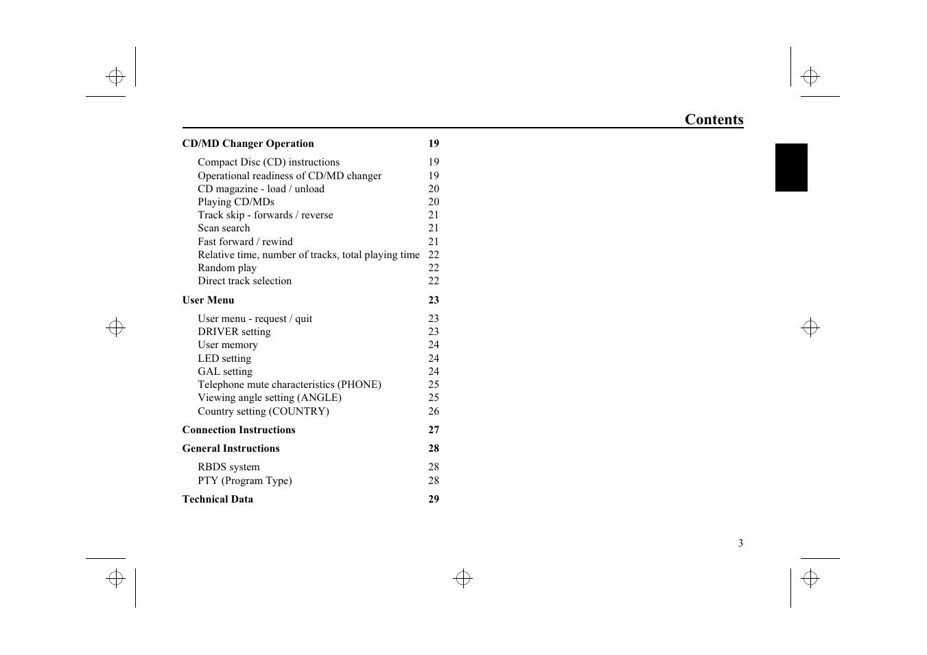 Ferrari stereo User Manual | Page 3 / 29