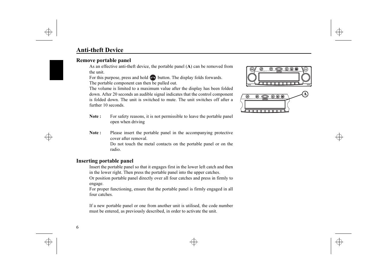 Ferrari stereo User Manual | Page 6 / 29