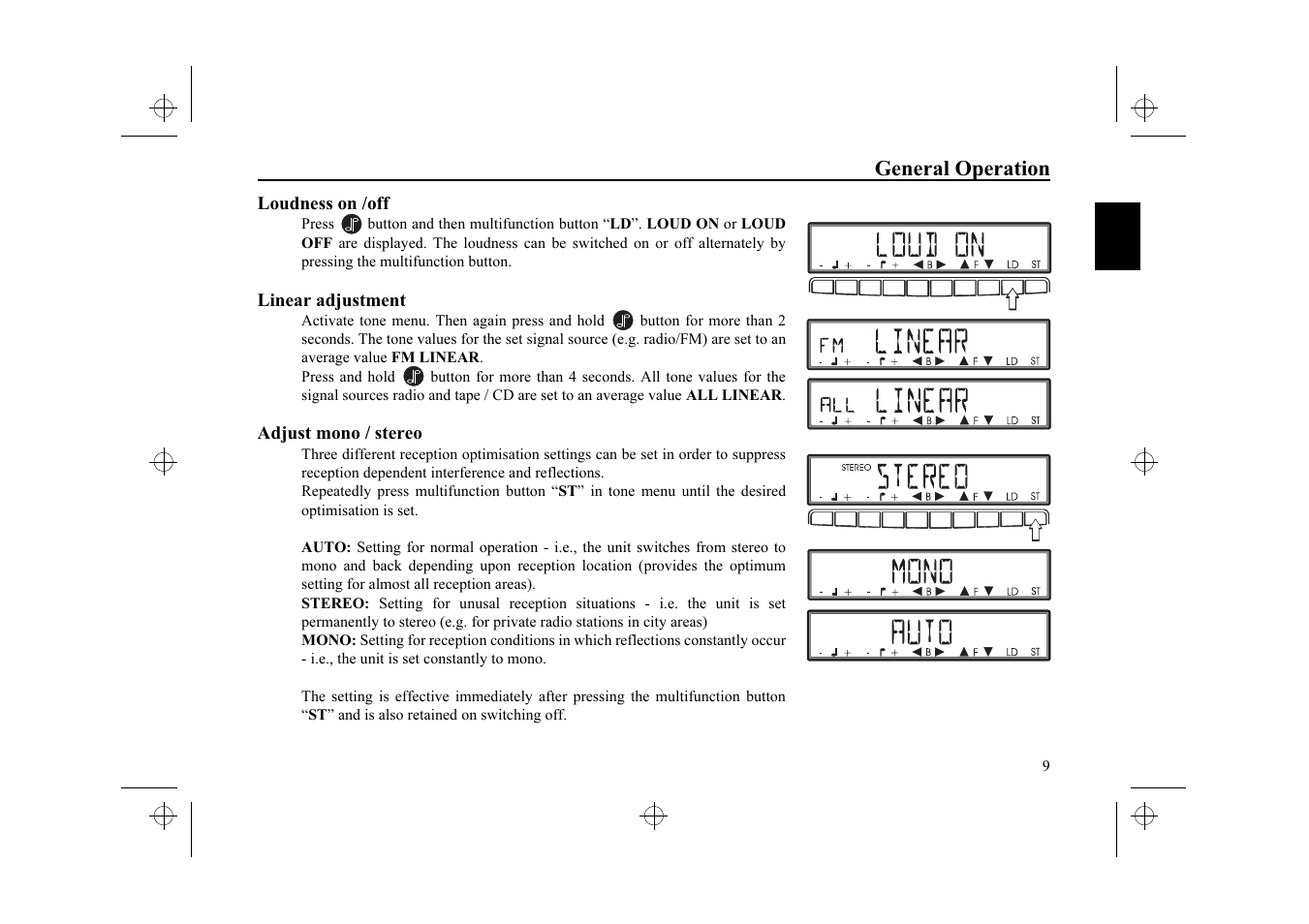 Ferrari stereo User Manual | Page 9 / 29