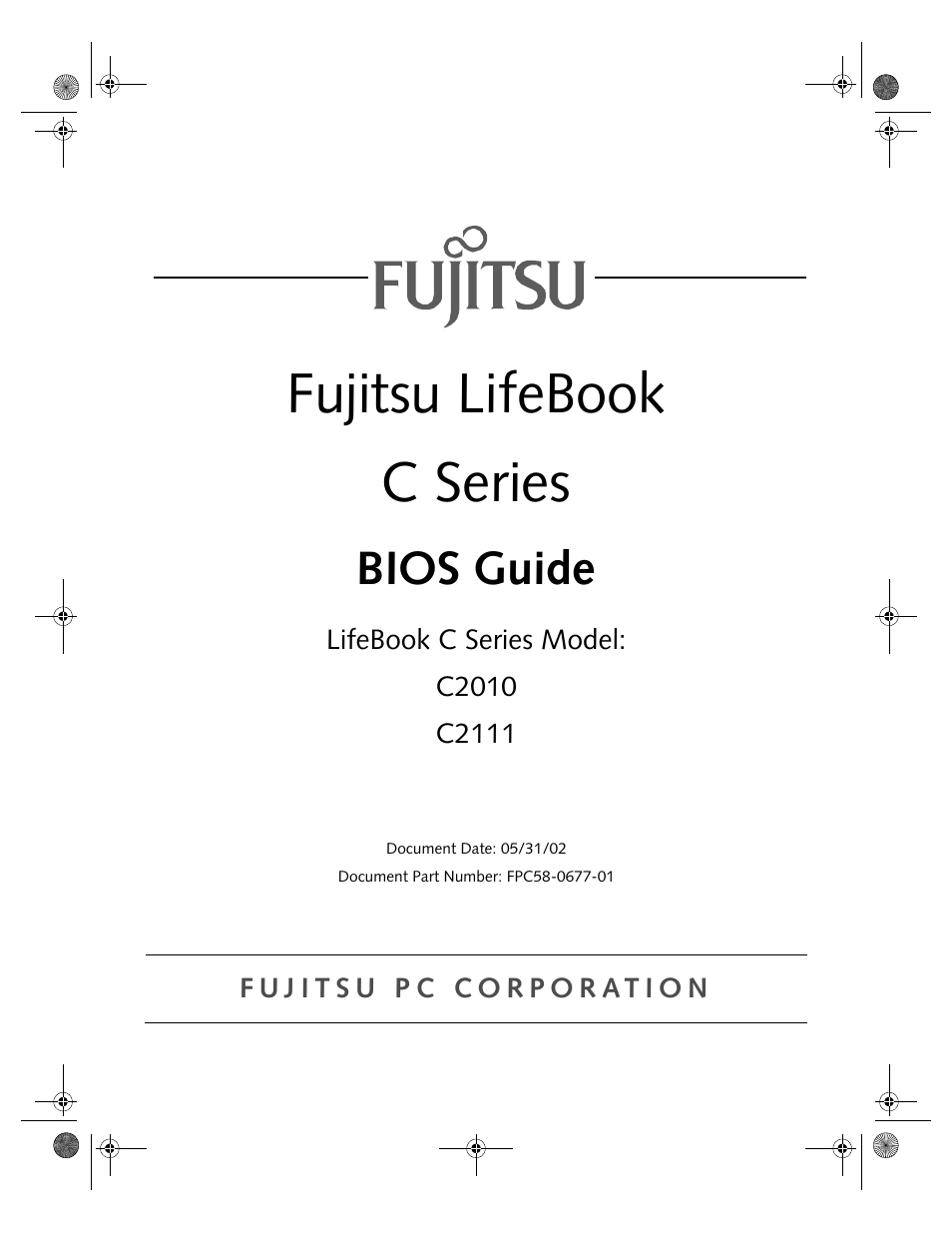 Fujitsu Siemens Computers LifeBook C2111 User Manual | 30 pages