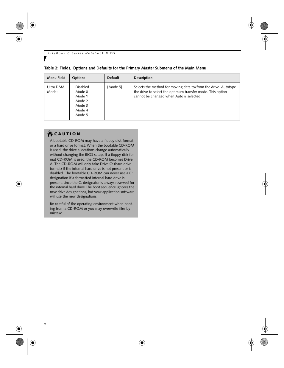 Fujitsu Siemens Computers LifeBook C2111 User Manual | Page 8 / 30