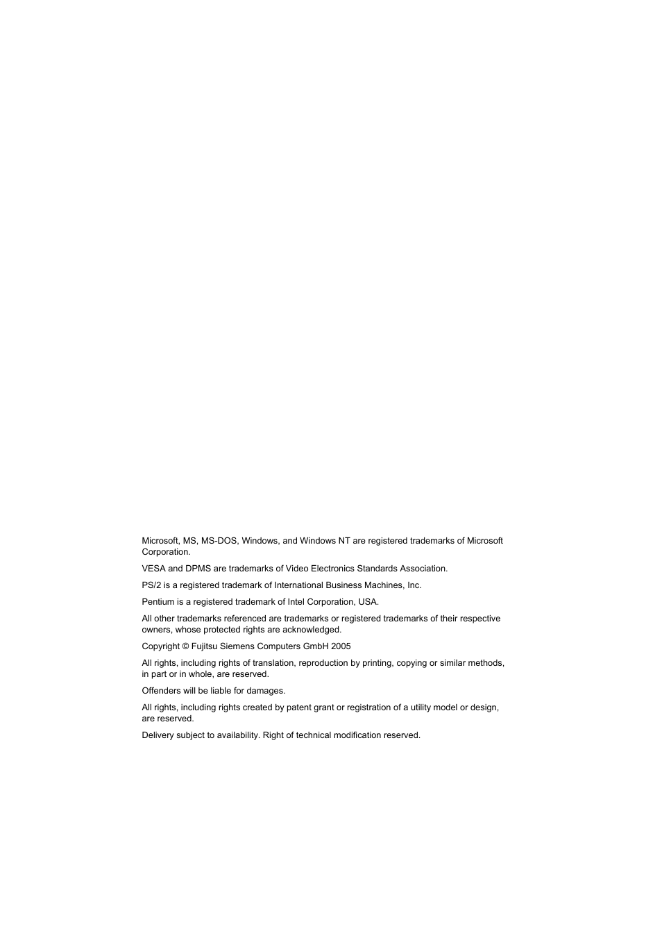 Fujitsu Siemens Computers X103 SFF User Manual | Page 6 / 49