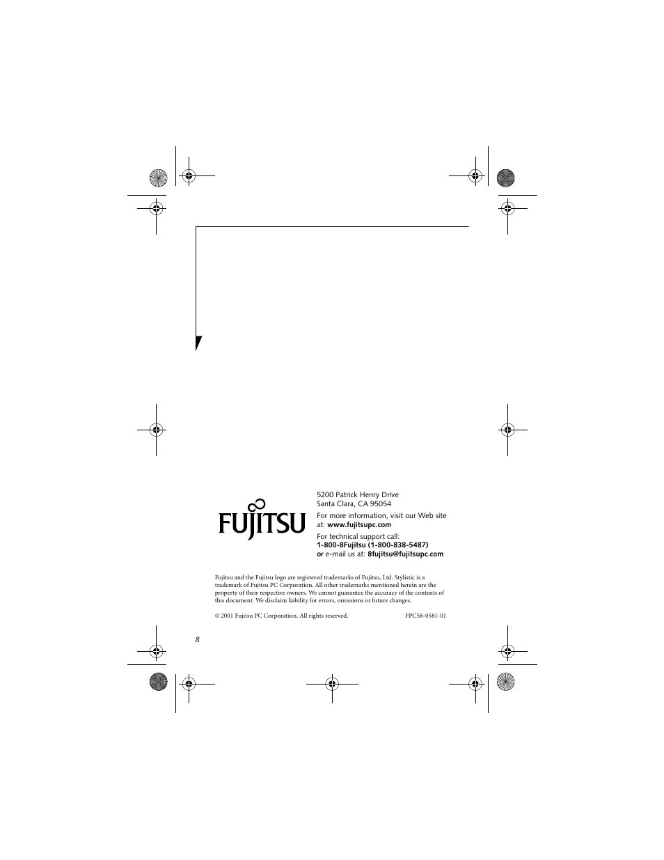 Fujitsu Siemens Computers FMW51BC1 User Manual | Page 8 / 8
