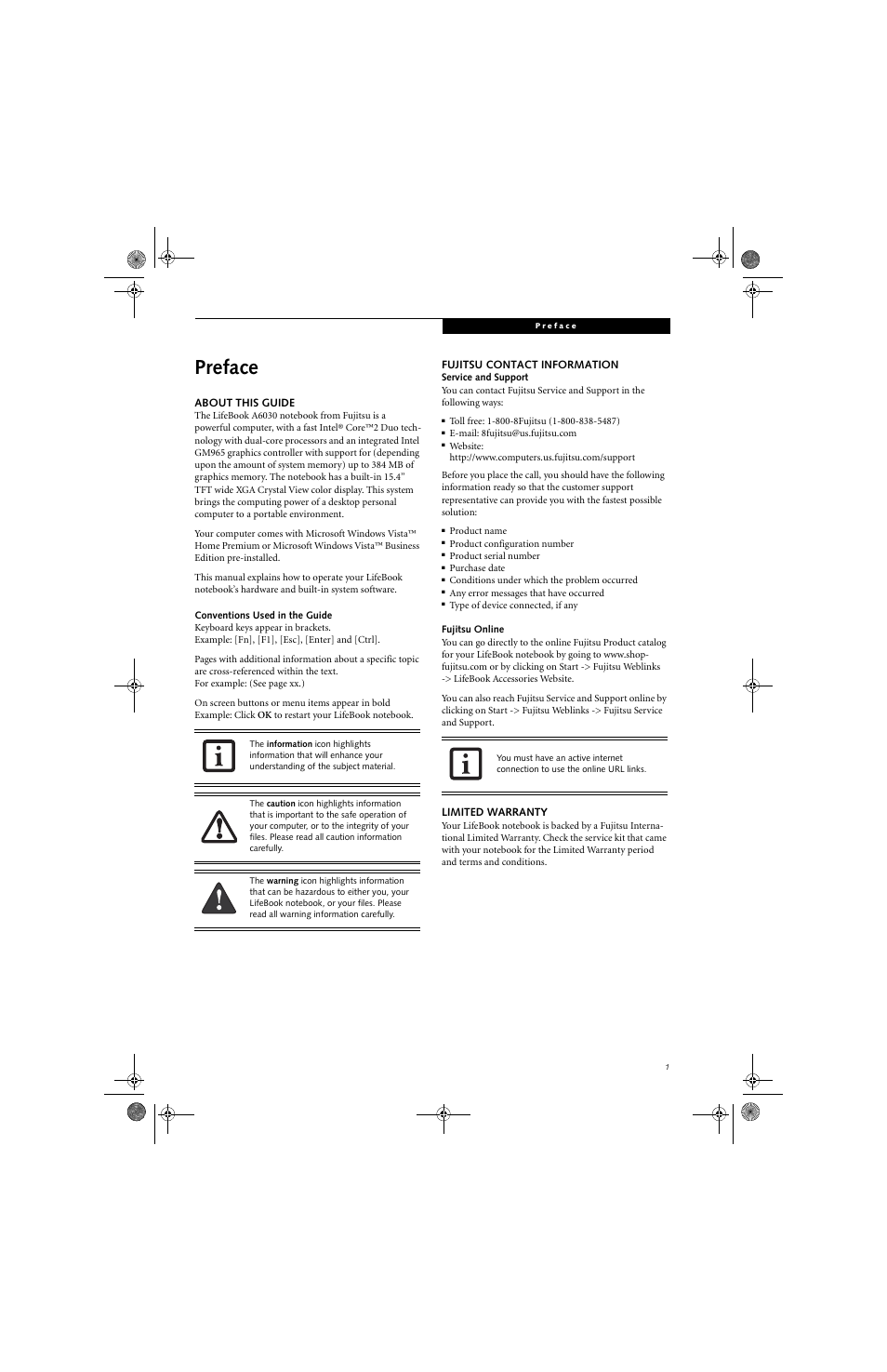 Preface | Fujitsu Siemens Computers A6030 User Manual | Page 11 / 120