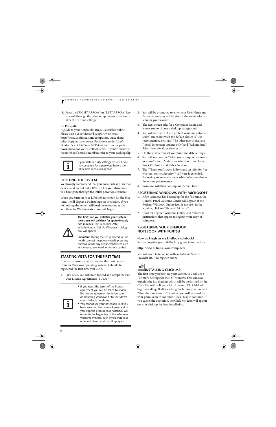 Fujitsu Siemens Computers A6030 User Manual | Page 36 / 120