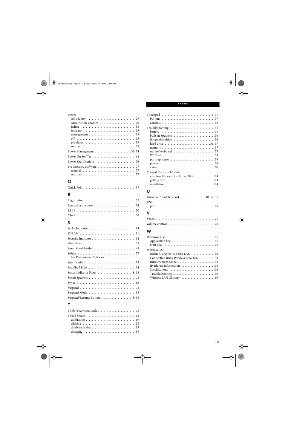 Fujitsu Siemens Computers LifeBook B6210 User Manual | Page 125 / 128