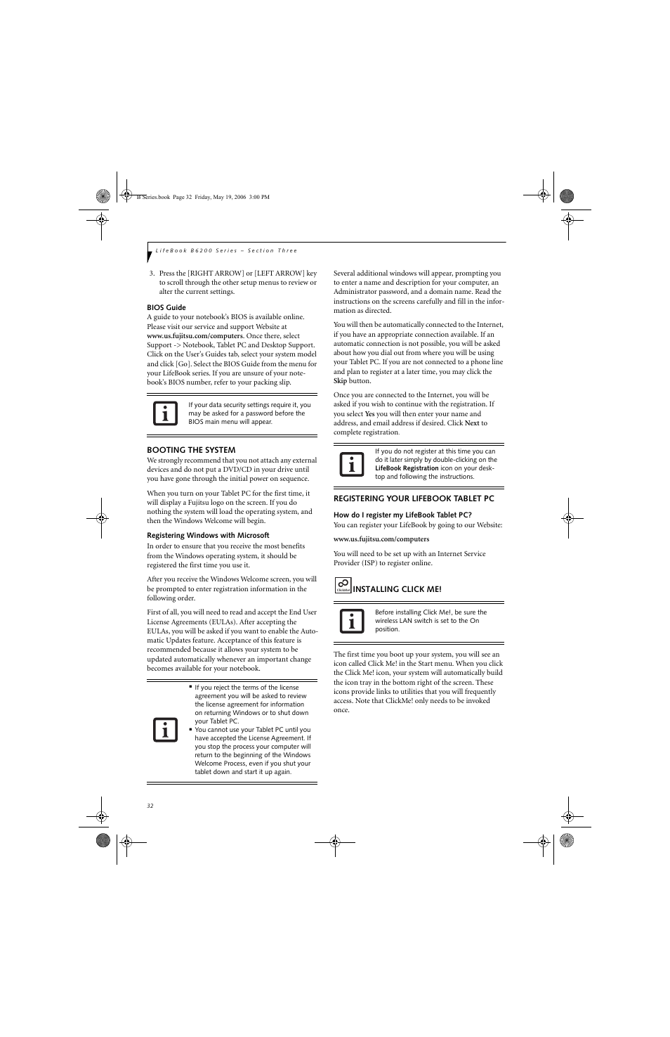 Fujitsu Siemens Computers LifeBook B6210 User Manual | Page 40 / 128
