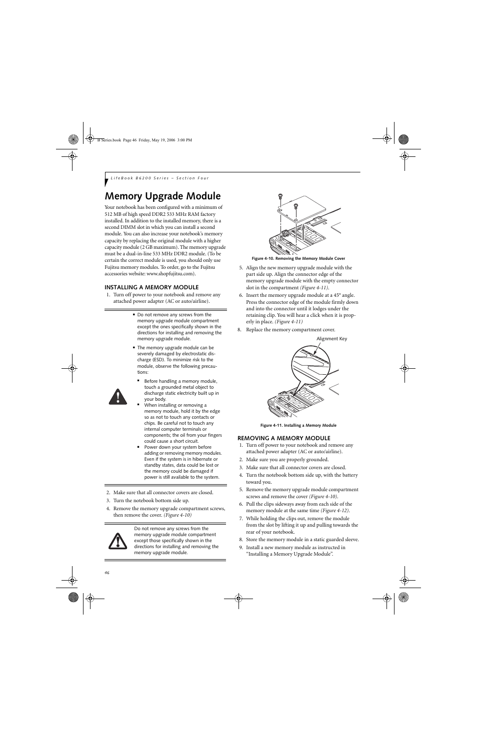 Fujitsu Siemens Computers LifeBook B6210 User Manual | Page 54 / 128