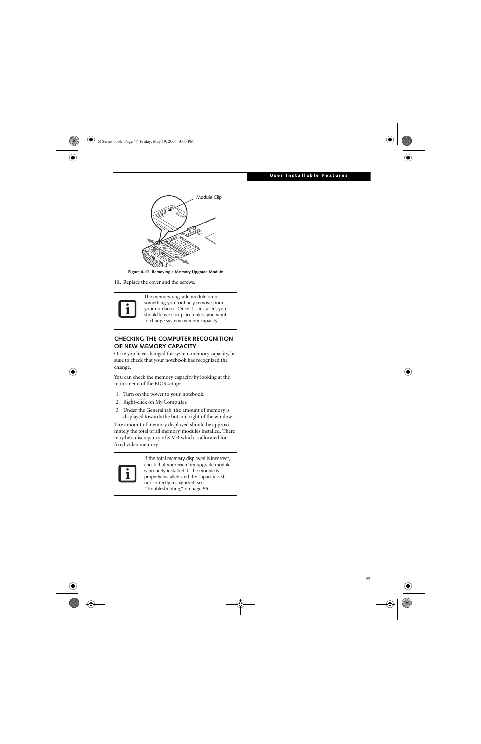Fujitsu Siemens Computers LifeBook B6210 User Manual | Page 55 / 128