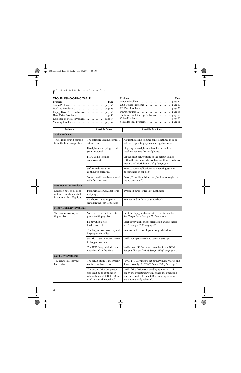 Fujitsu Siemens Computers LifeBook B6210 User Manual | Page 64 / 128