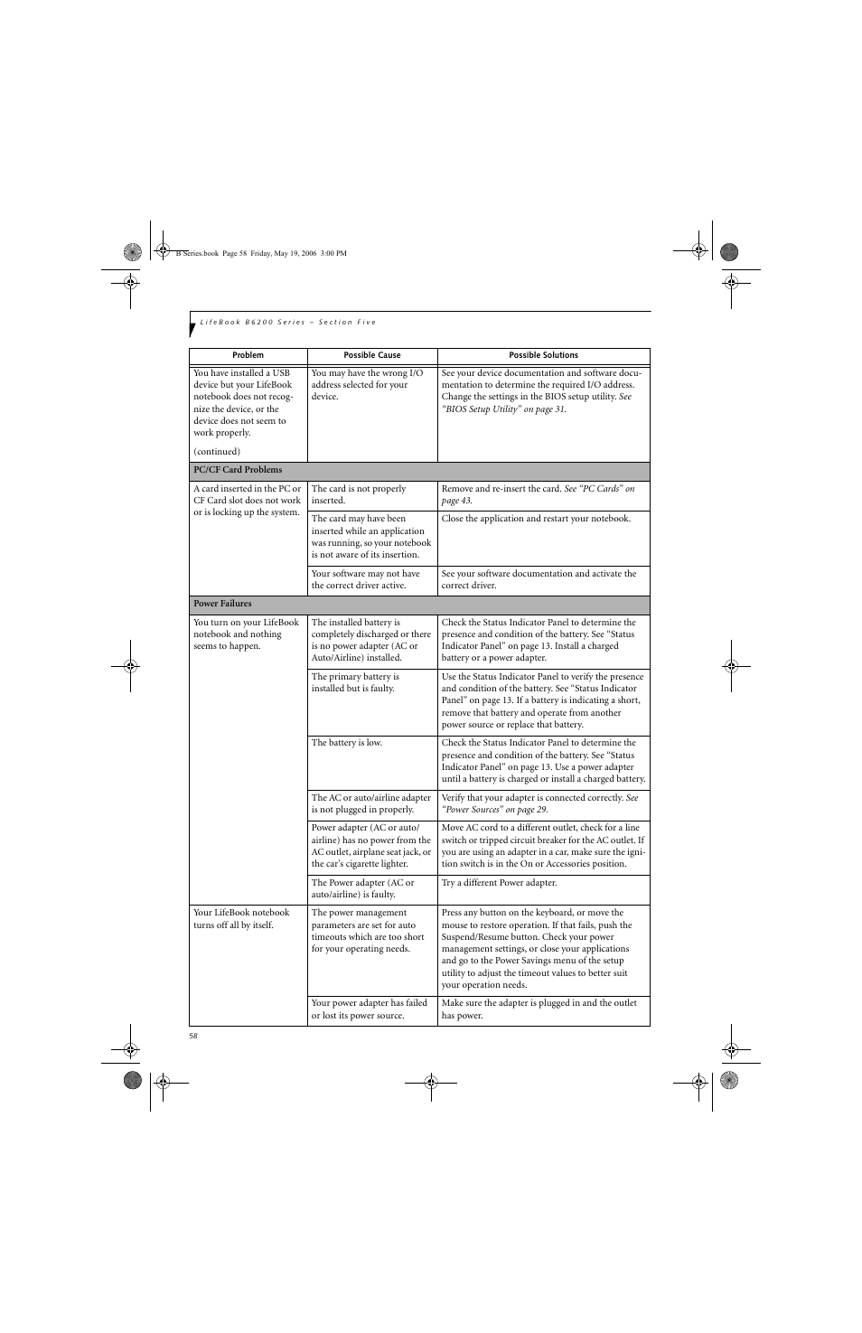 Fujitsu Siemens Computers LifeBook B6210 User Manual | Page 66 / 128