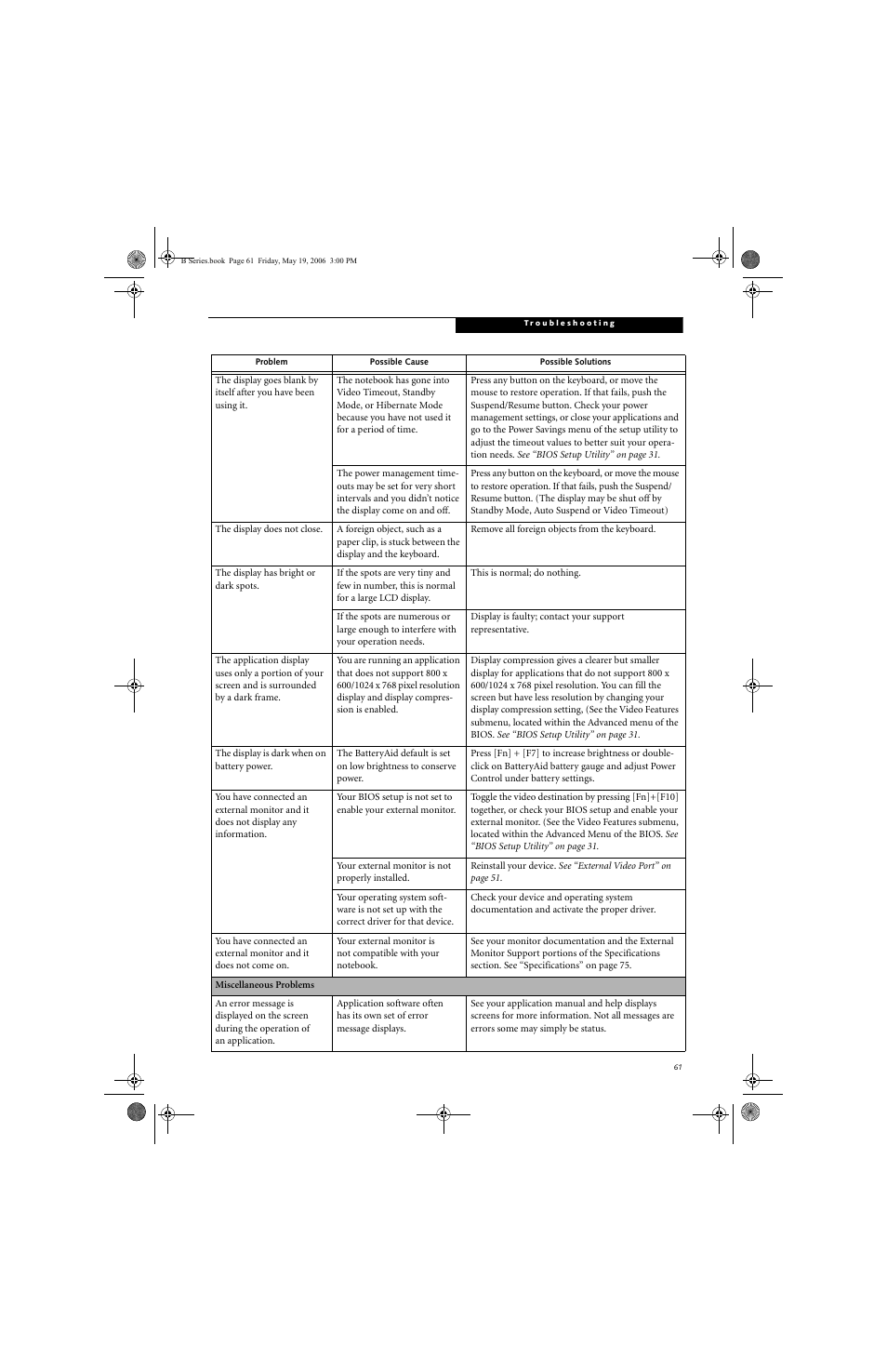 Fujitsu Siemens Computers LifeBook B6210 User Manual | Page 69 / 128