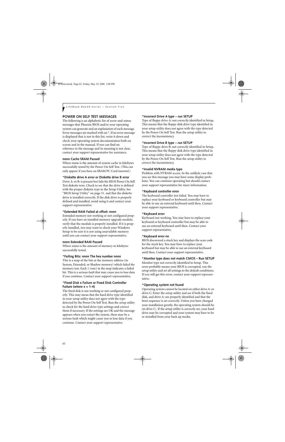 Fujitsu Siemens Computers LifeBook B6210 User Manual | Page 70 / 128
