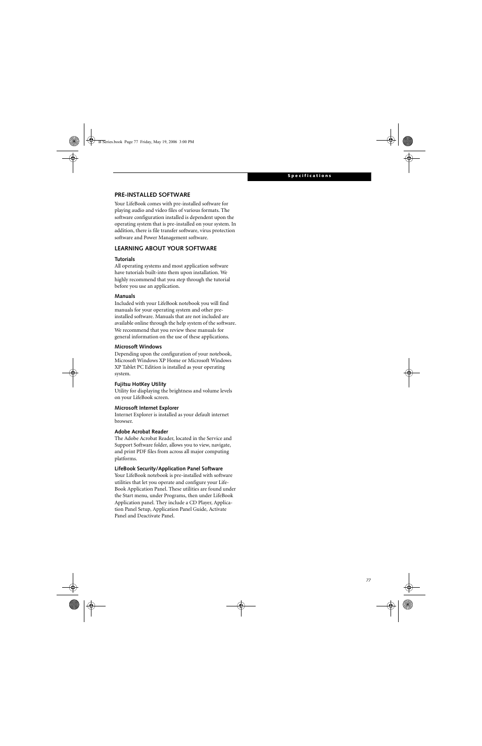 Fujitsu Siemens Computers LifeBook B6210 User Manual | Page 85 / 128
