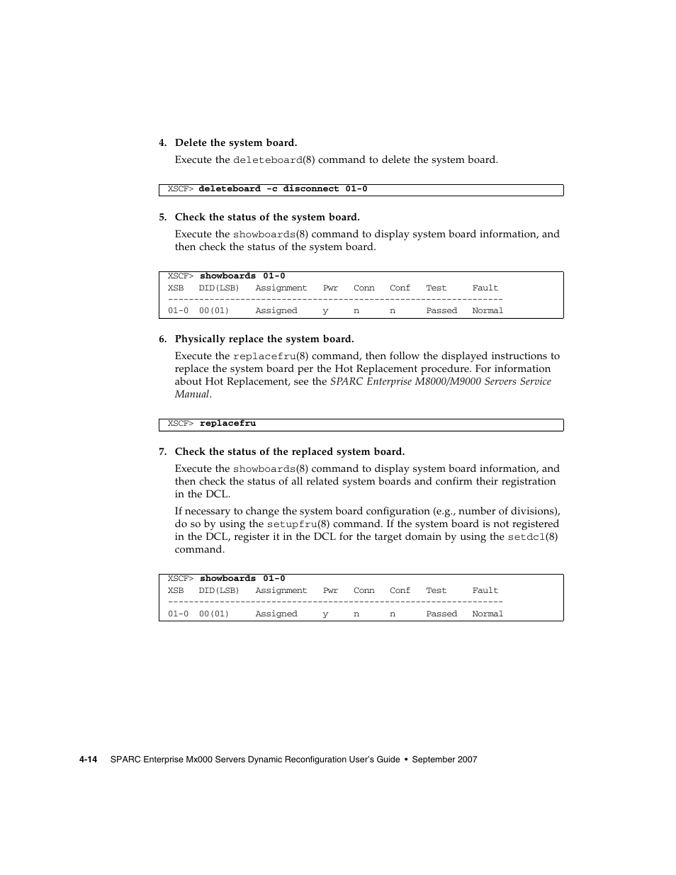 Fujitsu Siemens Computers SPARC Enterprise M8000 User Manual | Page 104 / 162