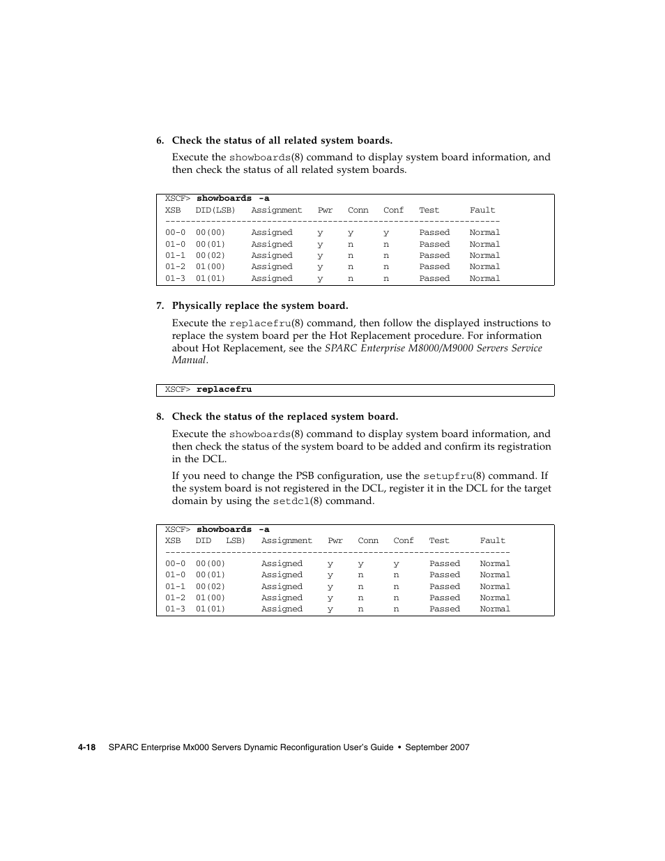 Fujitsu Siemens Computers SPARC Enterprise M8000 User Manual | Page 108 / 162