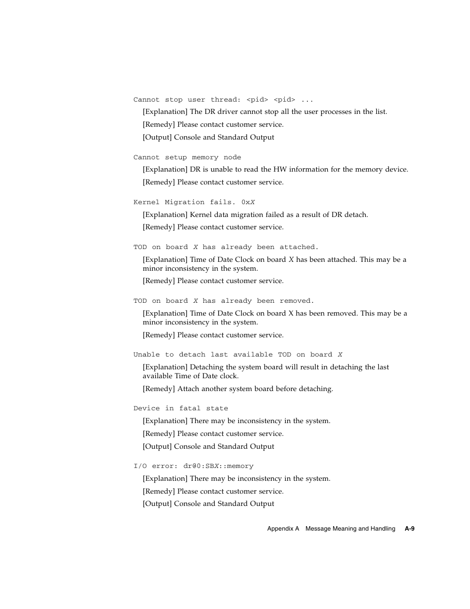 Fujitsu Siemens Computers SPARC Enterprise M8000 User Manual | Page 125 / 162