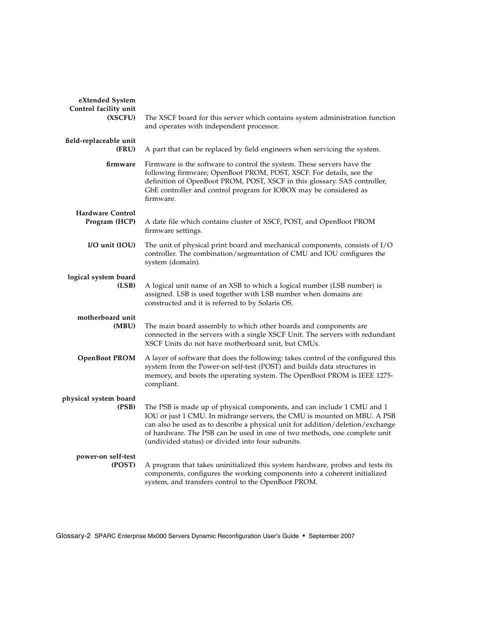 Fujitsu Siemens Computers SPARC Enterprise M8000 User Manual | Page 156 / 162
