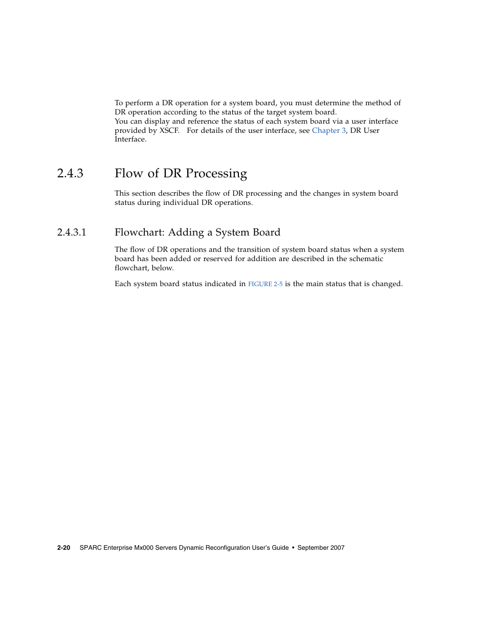 3 flow of dr processing, 1 flowchart: adding a system board, Flow of dr processing | Flowchart: adding a system board | Fujitsu Siemens Computers SPARC Enterprise M8000 User Manual | Page 52 / 162