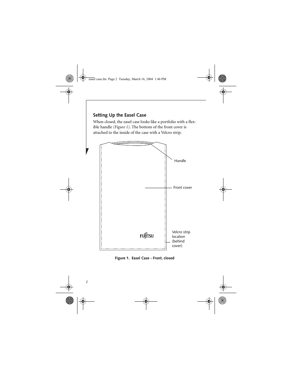 Fujitsu Siemens Computers Easel Case FPCC49 User Manual | Page 2 / 8