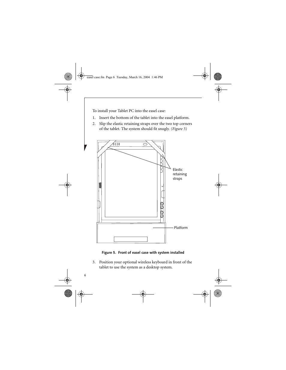 Fujitsu Siemens Computers Easel Case FPCC49 User Manual | Page 6 / 8