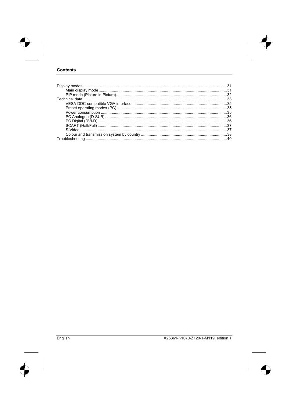 Fujitsu Siemens Computers V40-1 User Manual | Page 2 / 44