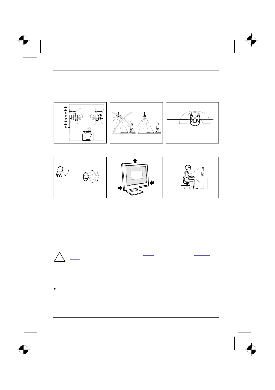 Installing an ergonomic video workstation, Connecting the monitor | Fujitsu Siemens Computers 4612 FA User Manual | Page 16 / 31