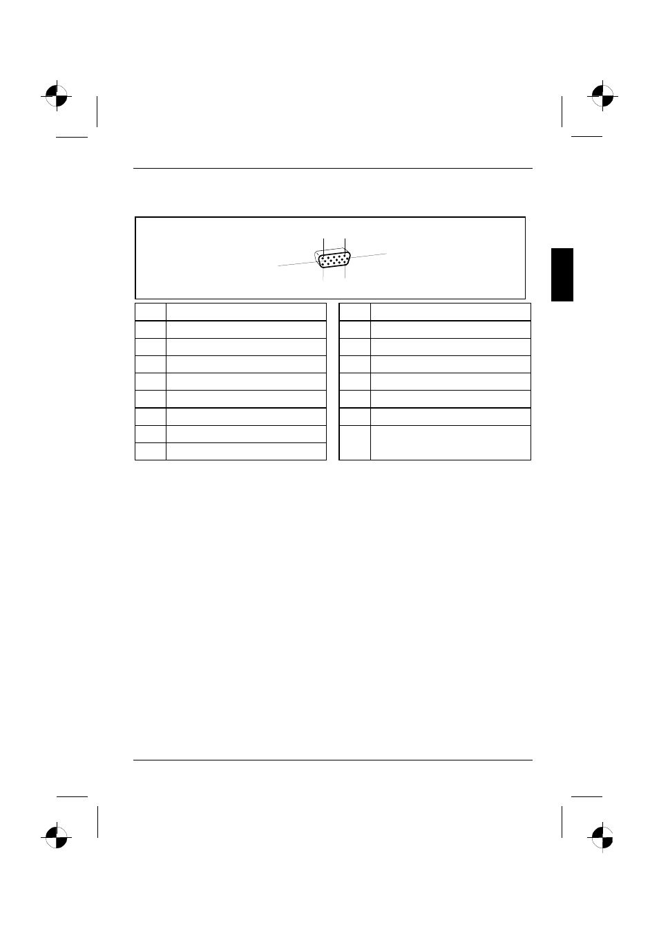 Pin assignment d-sub | Fujitsu Siemens Computers 4612 FA User Manual | Page 29 / 31