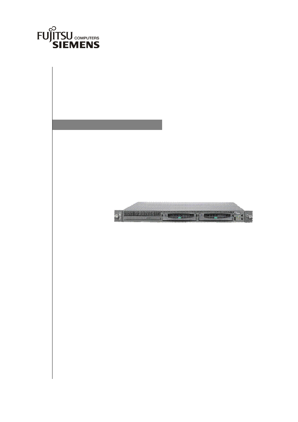 Fujitsu Siemens Computers Primergy RX220 User Manual | 15 pages