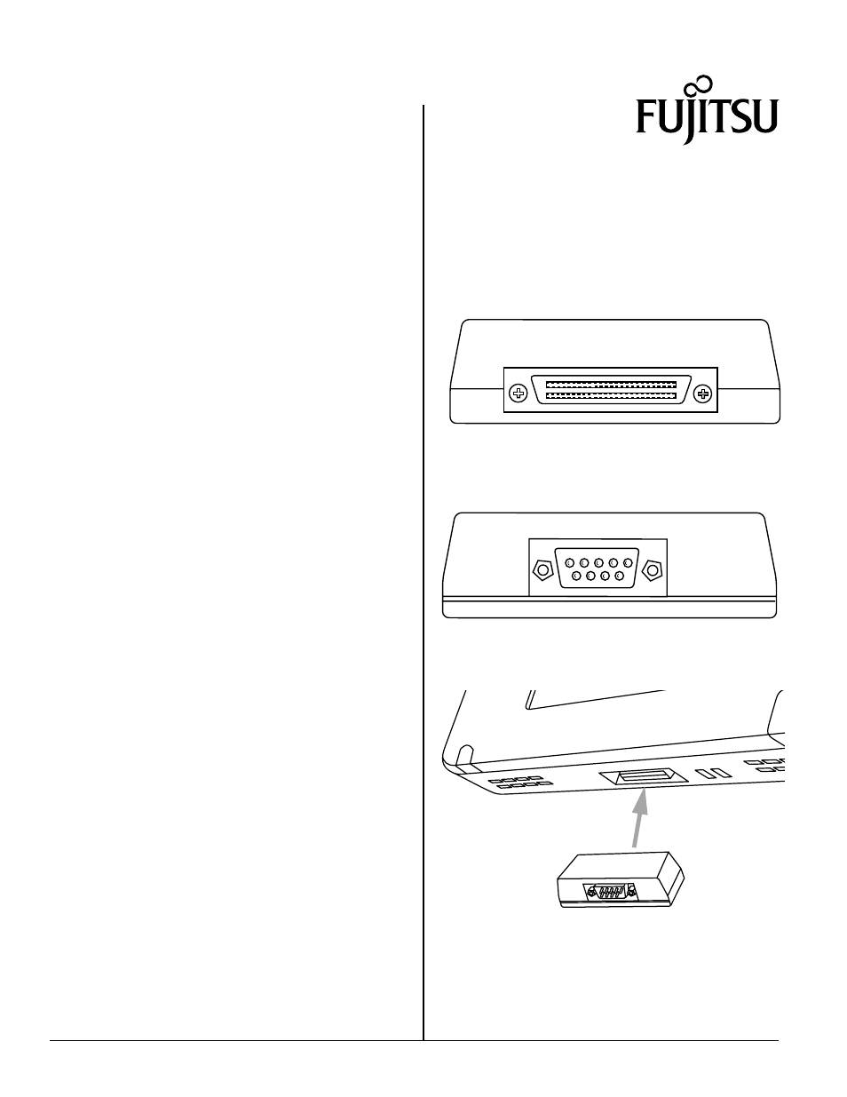 Fujitsu Siemens Computers Serial Adapter FMW43SA01 User Manual | 1 page