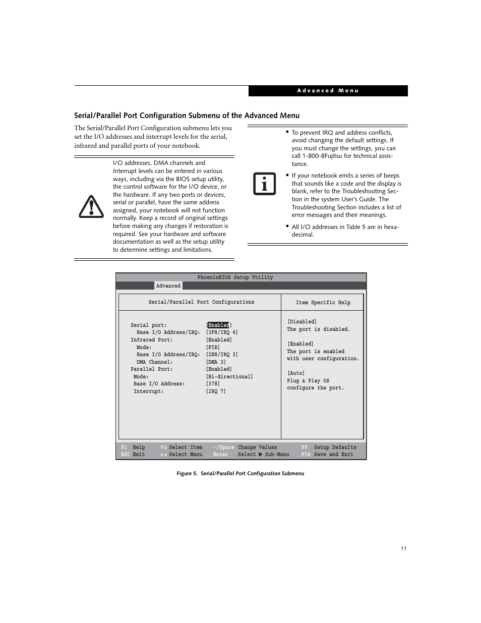 Fujitsu Siemens Computers LifeBook E Series E8110 User Manual | Page 11 / 29