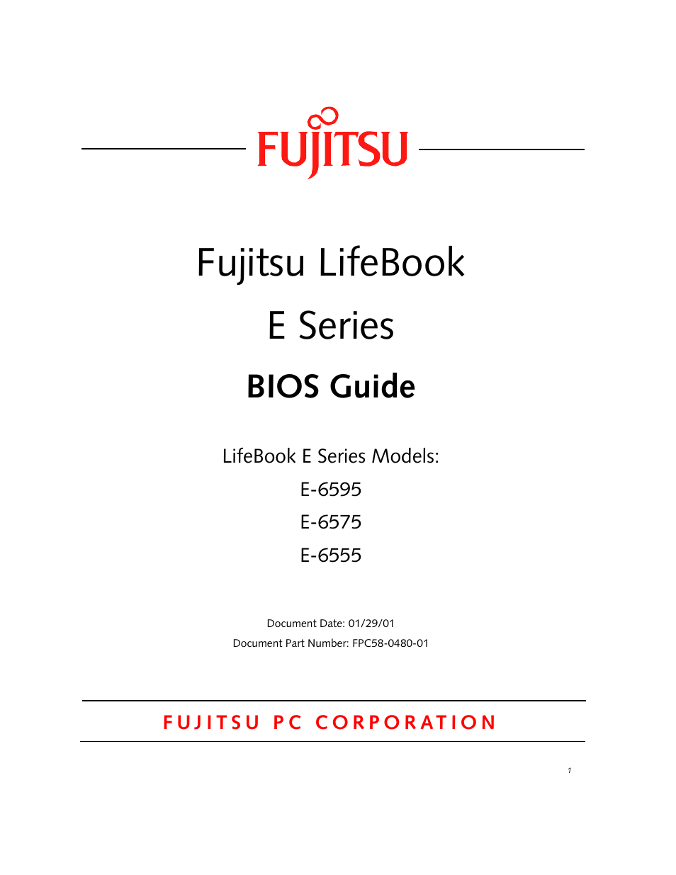 Fujitsu Siemens Computers E-6555 User Manual | 40 pages