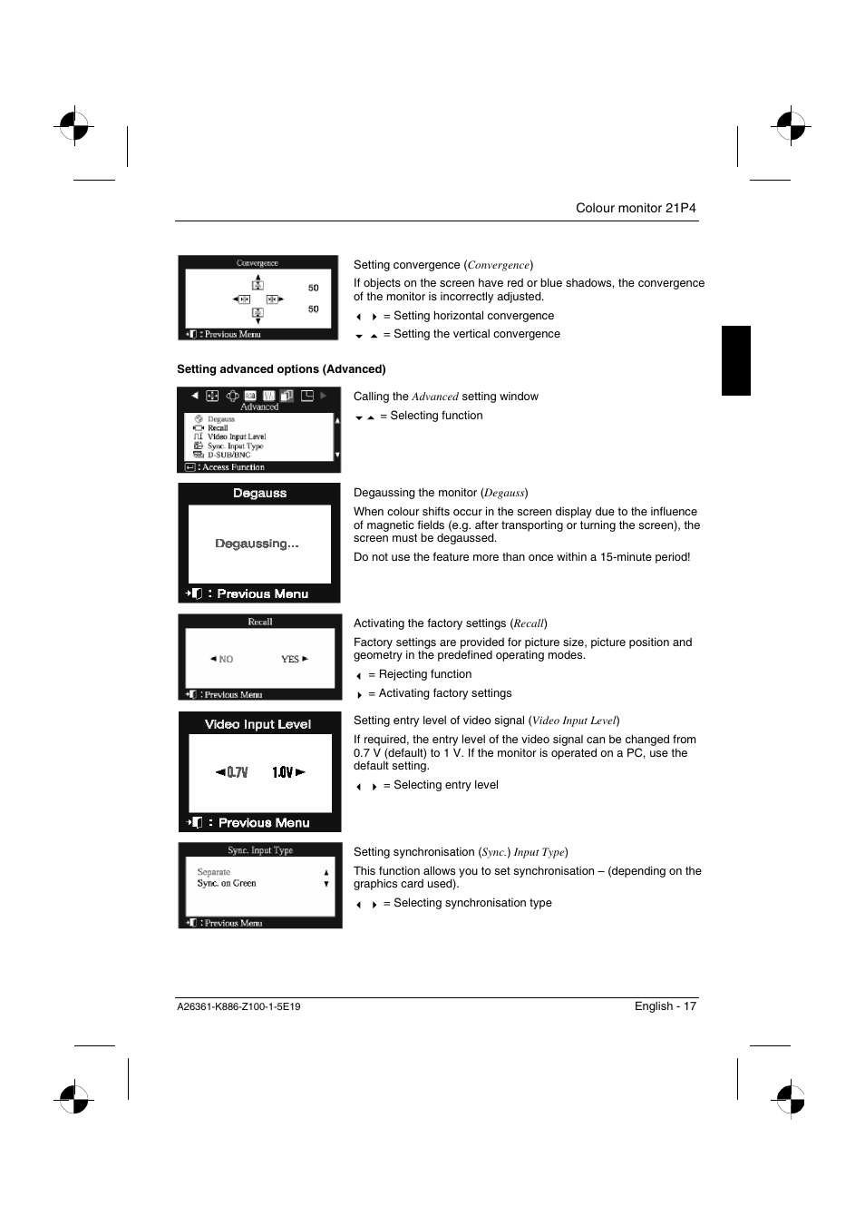 Fujitsu Siemens Computers 21P4 User Manual | Page 19 / 25