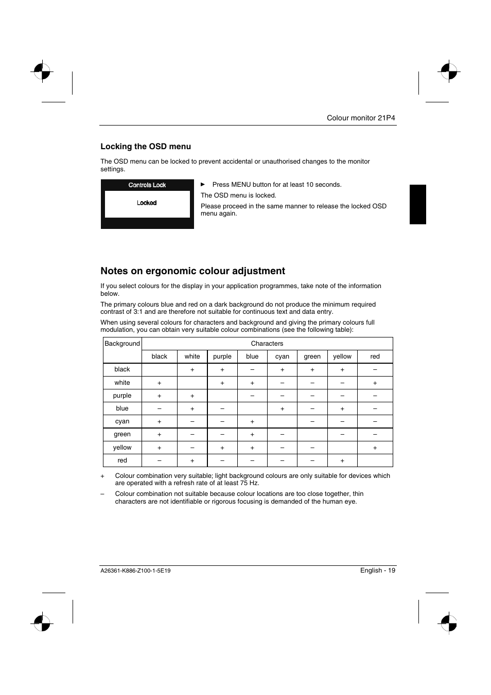 Fujitsu Siemens Computers 21P4 User Manual | Page 21 / 25