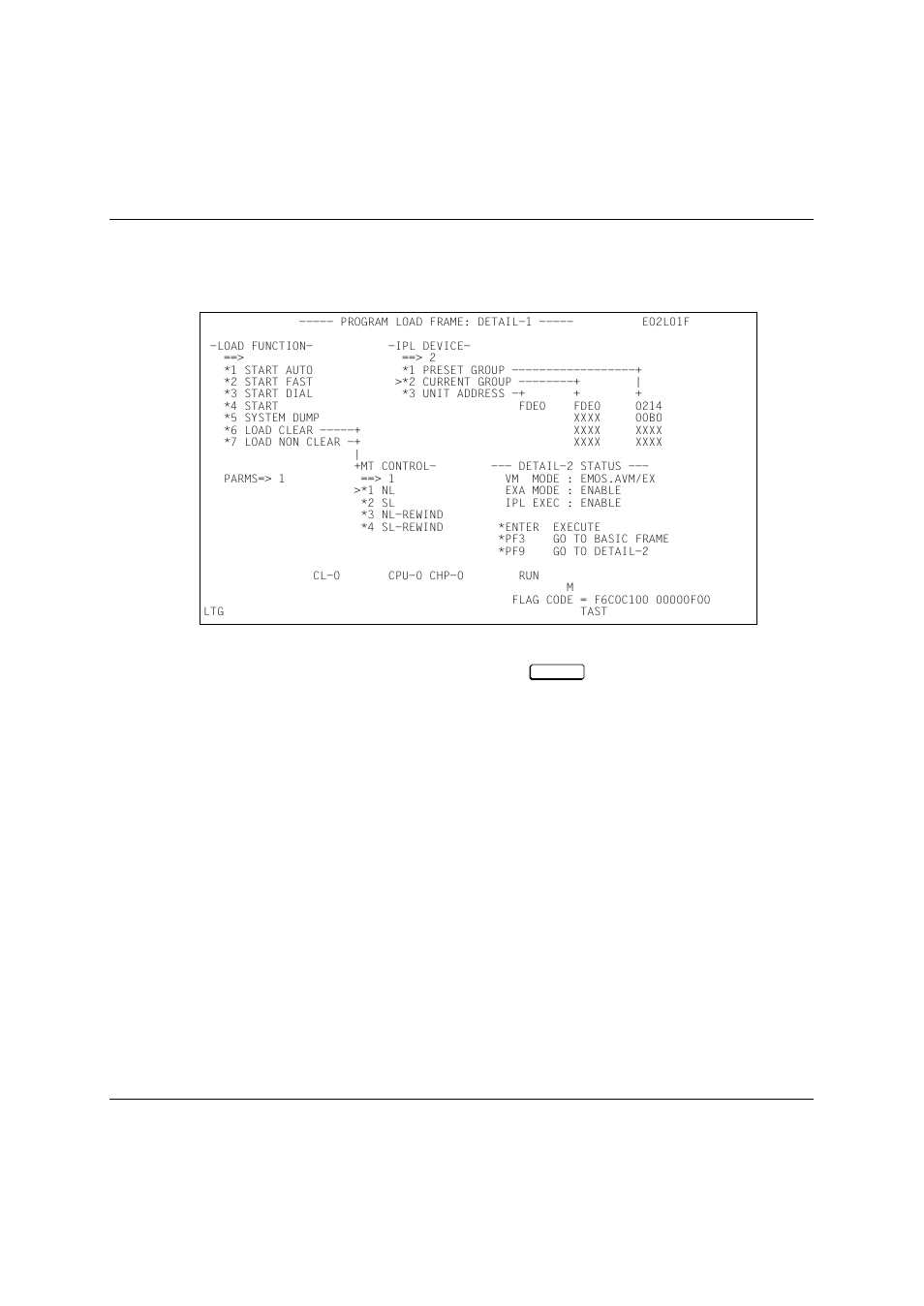 Ld) program load frame: detail-1 | Fujitsu Siemens Computers BS2000/OSD User Manual | Page 51 / 111