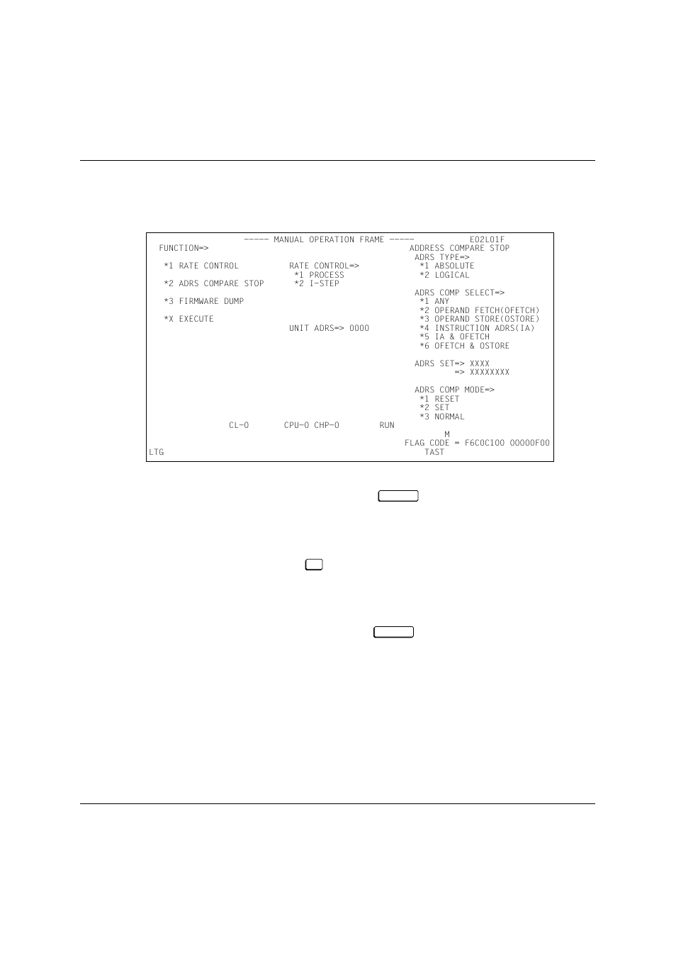 Ma) manual operation frame, 4 (ma) manual operation frame | Fujitsu Siemens Computers BS2000/OSD User Manual | Page 57 / 111