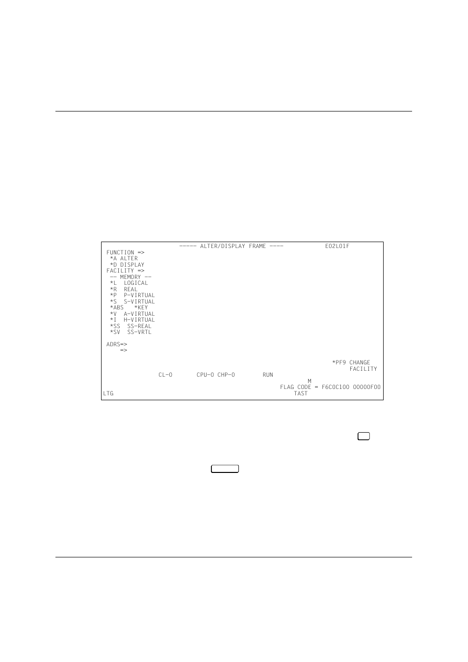 Ad) alter/display frame, 5 (ad) alter/display frame | Fujitsu Siemens Computers BS2000/OSD User Manual | Page 59 / 111