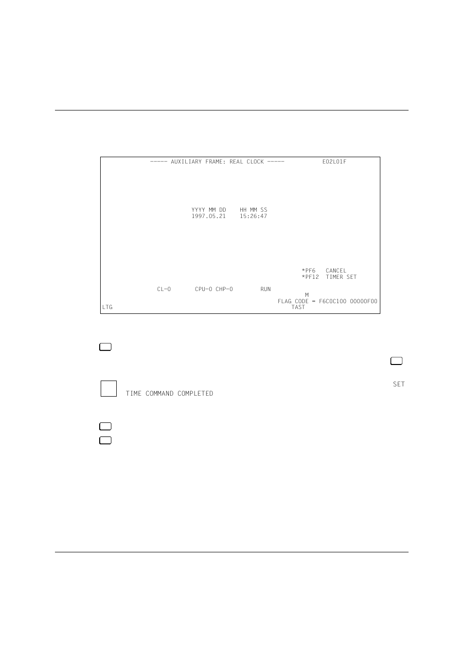 Au1) auxiliary frame: real clock | Fujitsu Siemens Computers BS2000/OSD User Manual | Page 66 / 111