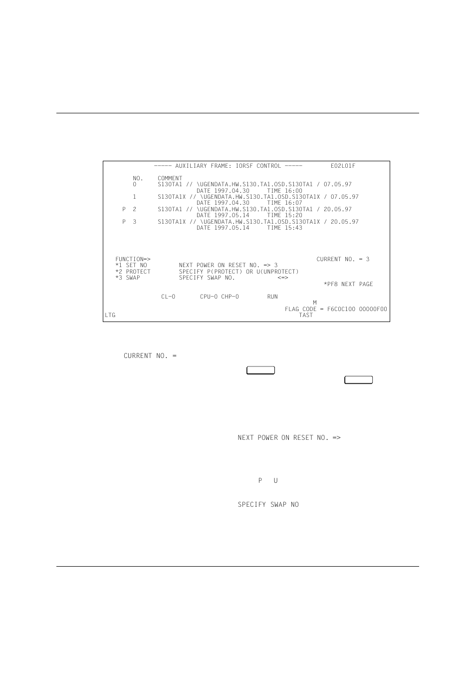 Au2) auxiliary frame: iorsf control | Fujitsu Siemens Computers BS2000/OSD User Manual | Page 67 / 111