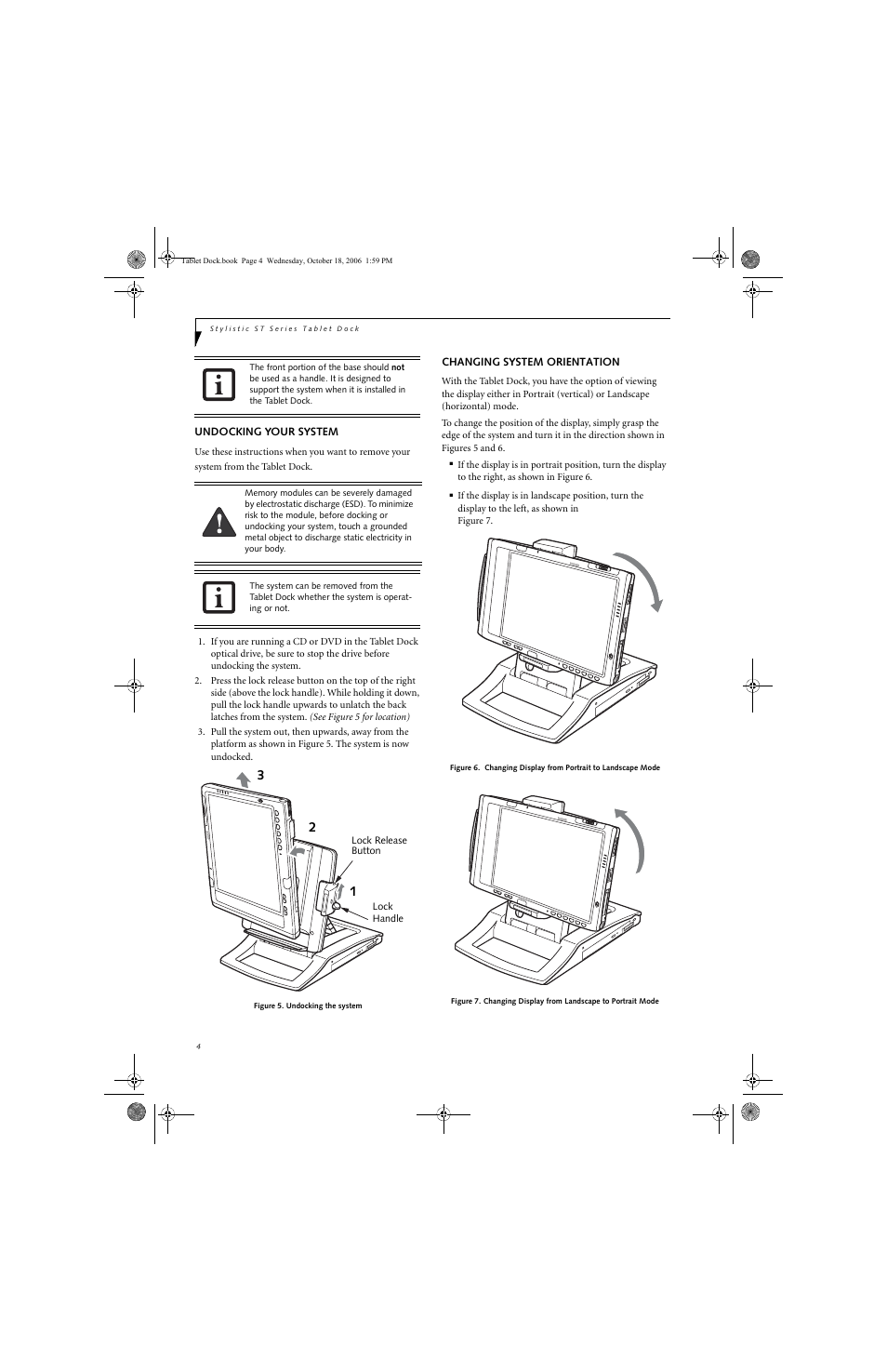 Fujitsu Siemens Computers Tablet DOCK ST5100 Series User Manual | Page 6 / 12