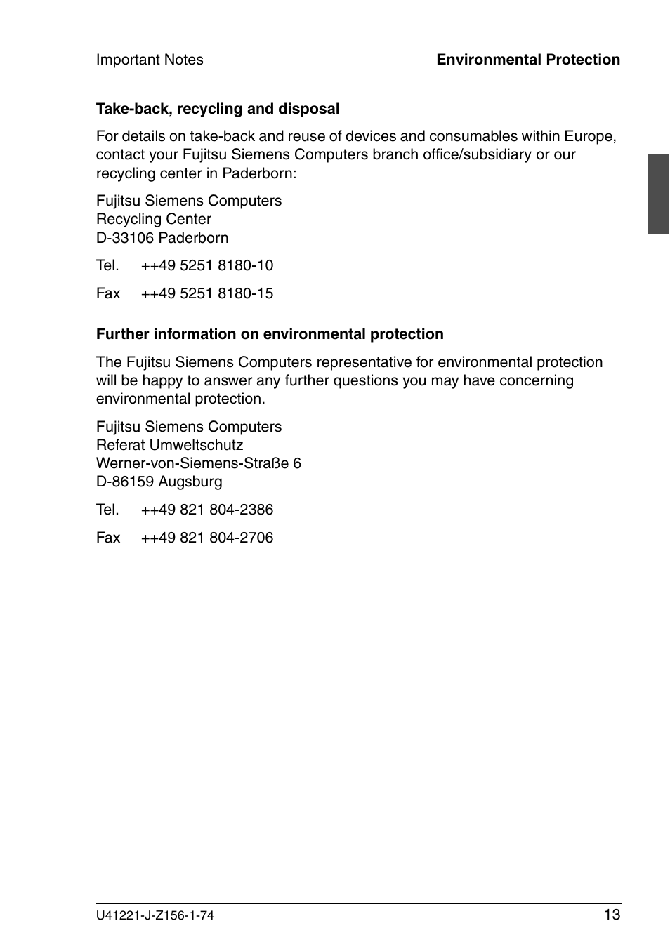 Fujitsu Siemens Computers S60 User Manual | Page 21 / 98