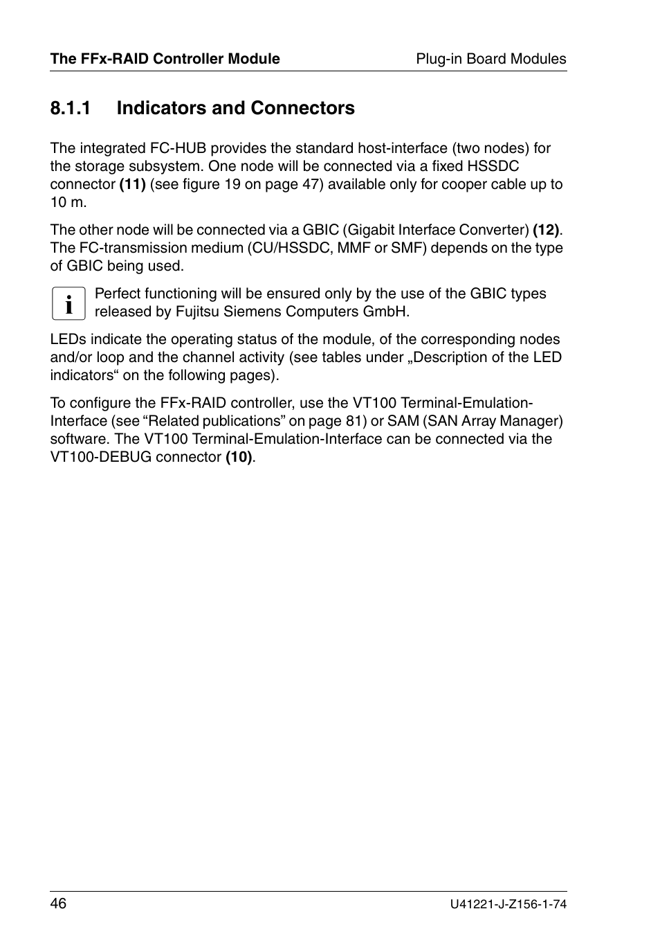 Indicators and connectors, 1 indicators and connectors | Fujitsu Siemens Computers S60 User Manual | Page 54 / 98