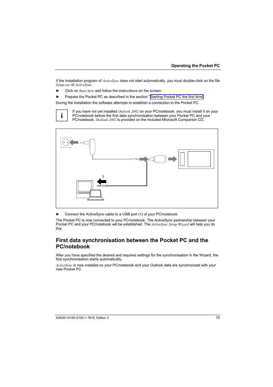 Fujitsu Siemens Computers LOOX 400 User Manual | Page 23 / 66